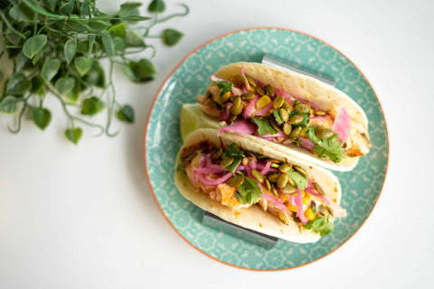 Fresh Salmon Tacos