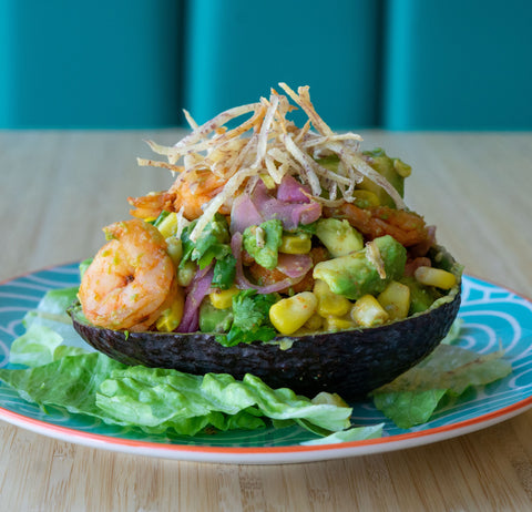Avocat farci aux crevettes